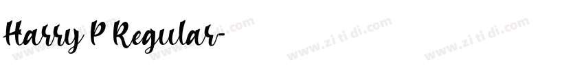 Harry P Regular字体转换